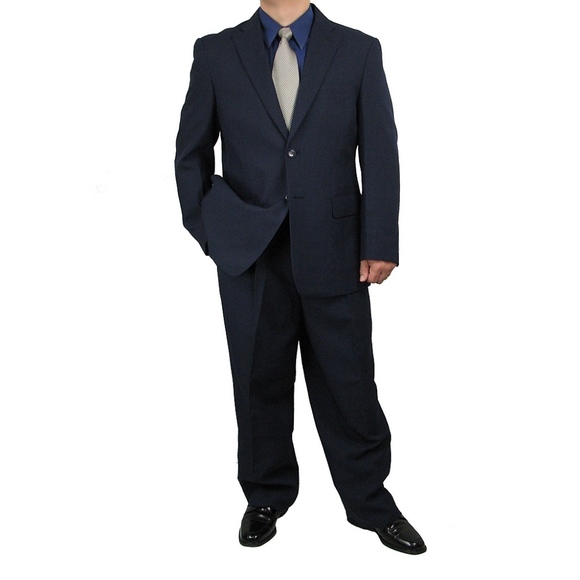 Lucci Other - 2pc. Men's Regular Fit Single Breasted Suit-Navy